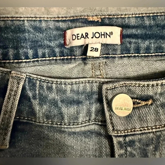 Dear John distressed Erin slim straight jeans size 29 - Picture 7 of 10